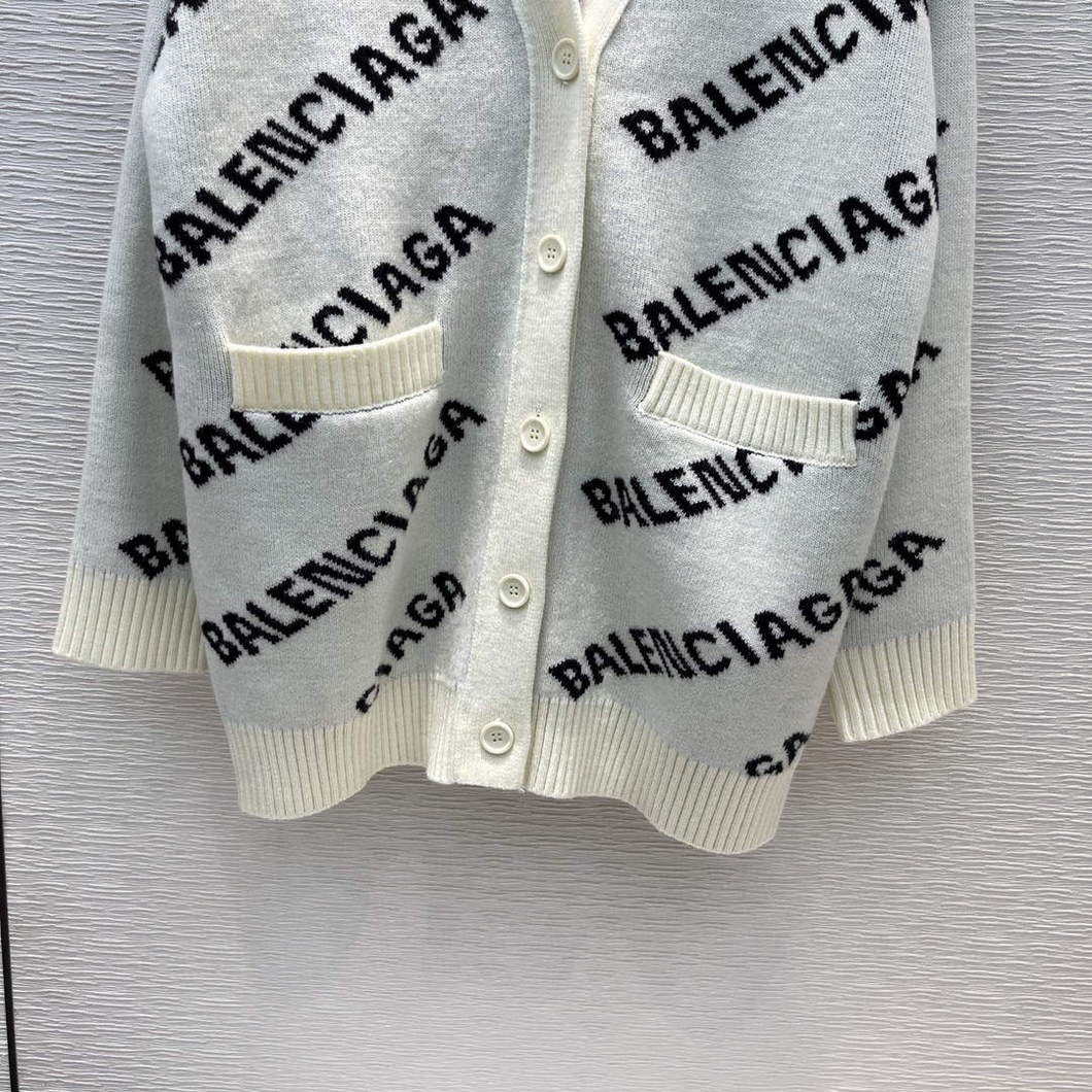 Balenciaga Women's Sweaters Designer Balenciaga Cardigan Clothing 38119