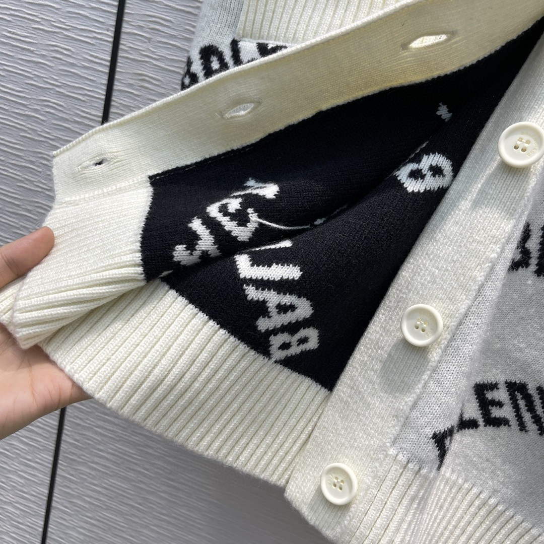 Balenciaga Women's Sweaters Designer Balenciaga Cardigan Clothing 38119