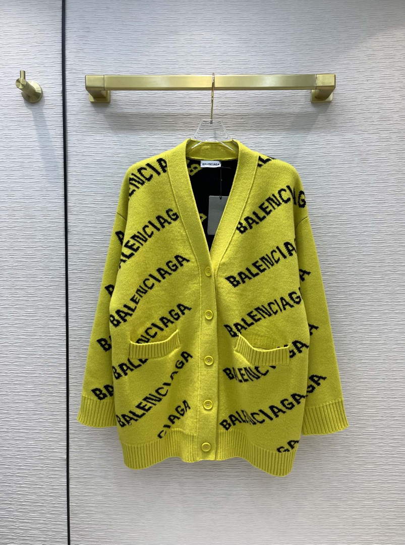 Balenciaga Women's Sweaters Designer Balenciaga Cardigan Clothing 38112