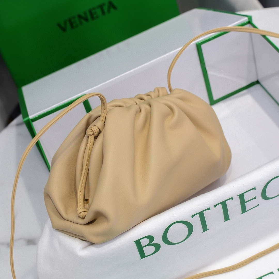 Bottega Veneta 585852 BV Mini Pouch Apricot Bag