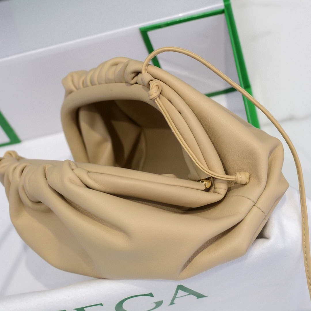 Bottega Veneta 585852 BV Mini Pouch Apricot Bag - Default Title - View 8