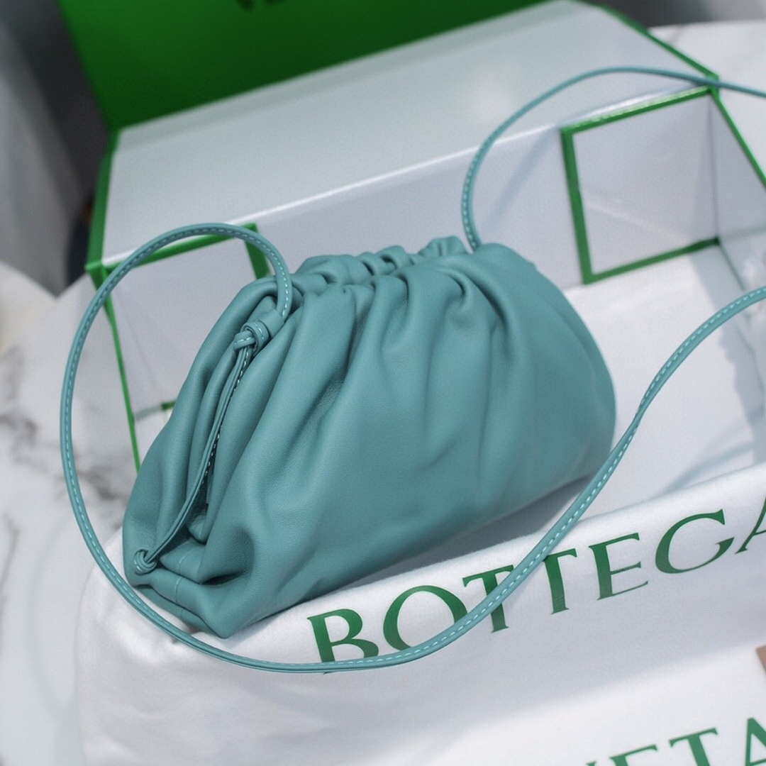 Bottega Veneta 585852 BV Mini Pouch Blue Bag - Default Title - View 2