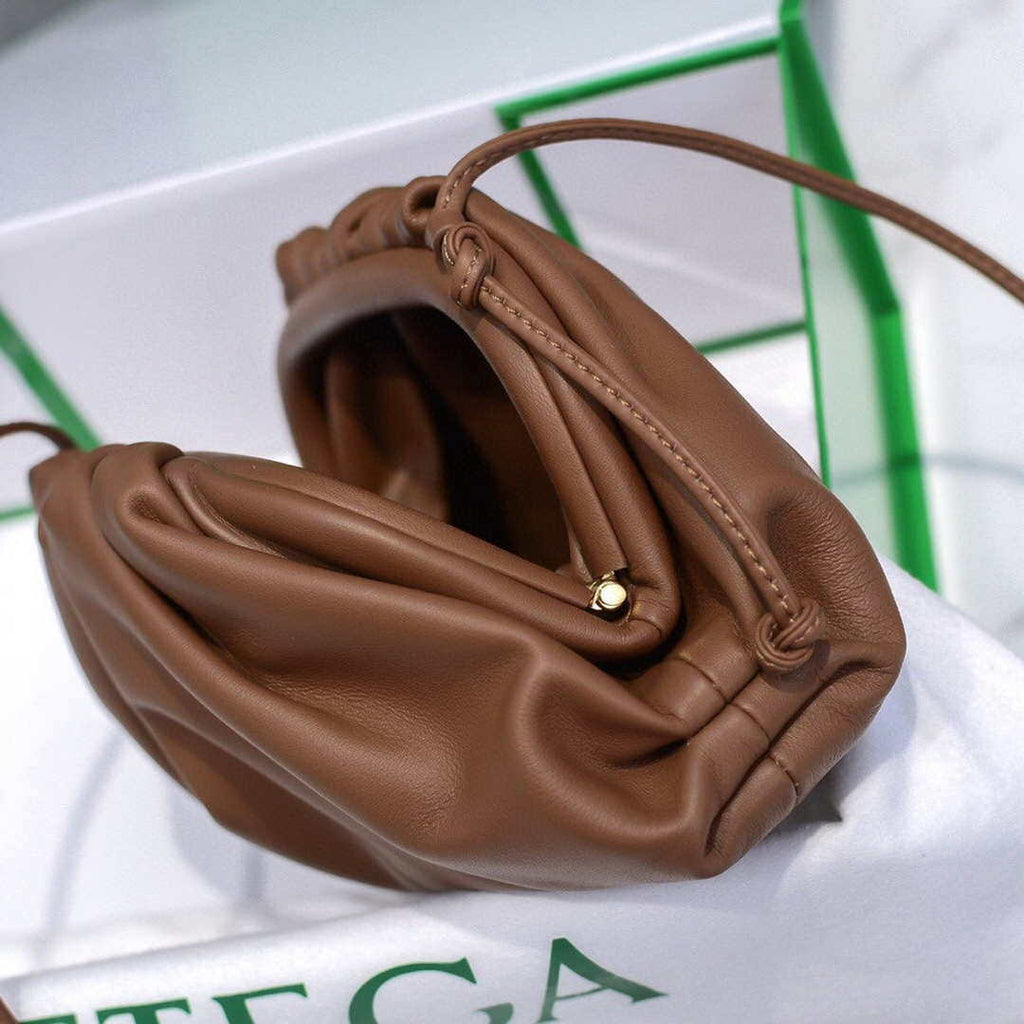 Bottega Veneta 585852 BV Mini Pouch Brown Bag