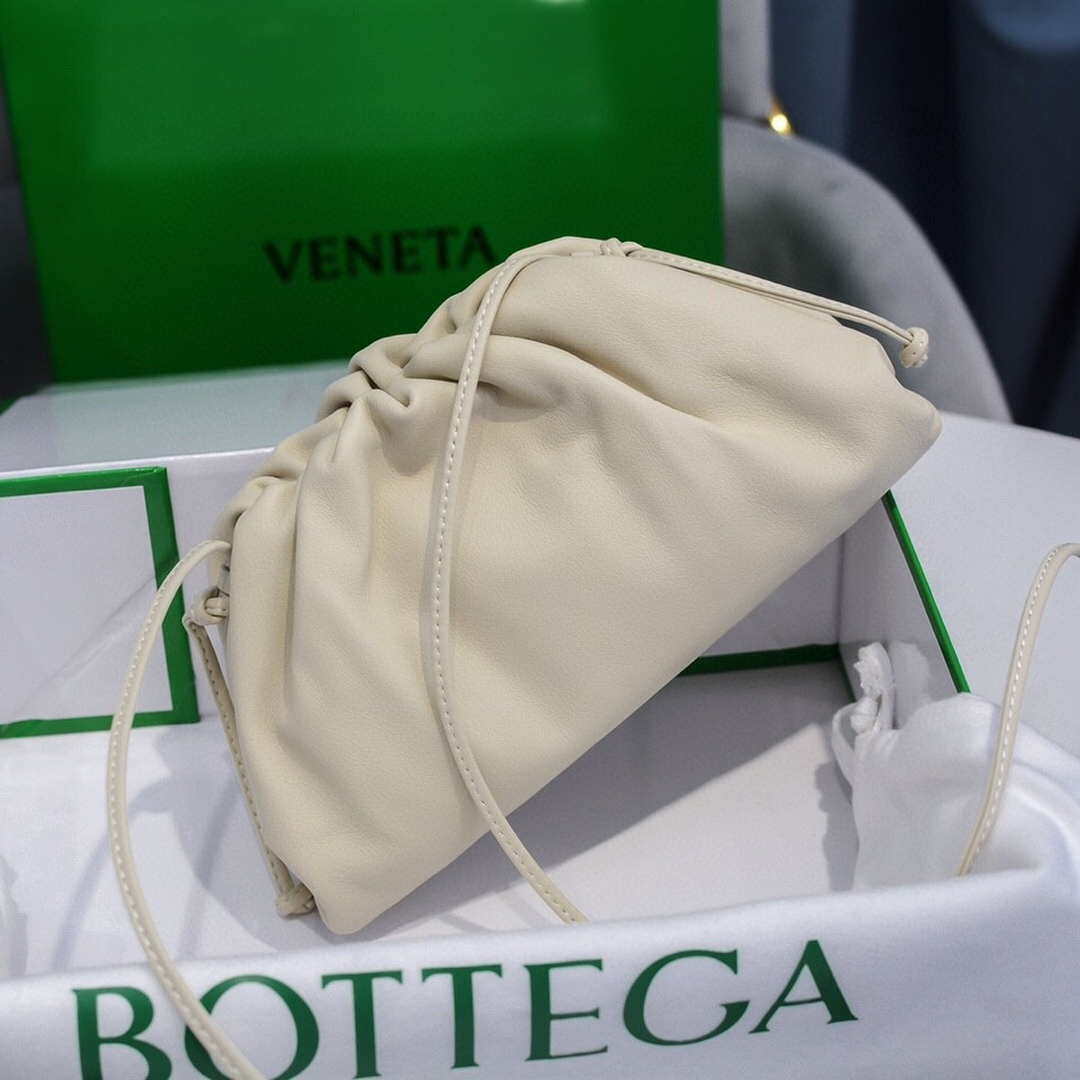 Bottega Veneta 585852 BV Mini Pouch Beige Bag - Default Title - View 2