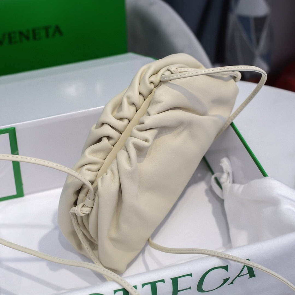 Bottega Veneta 585852 BV Mini Pouch Beige Bag