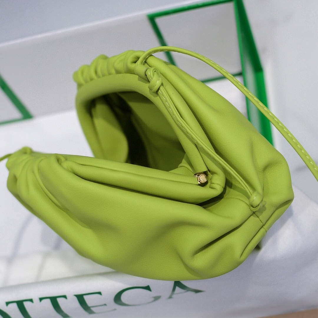 Bottega Veneta 585852 BV Mini Pouch Lemon Green Bag - Default Title - View 5