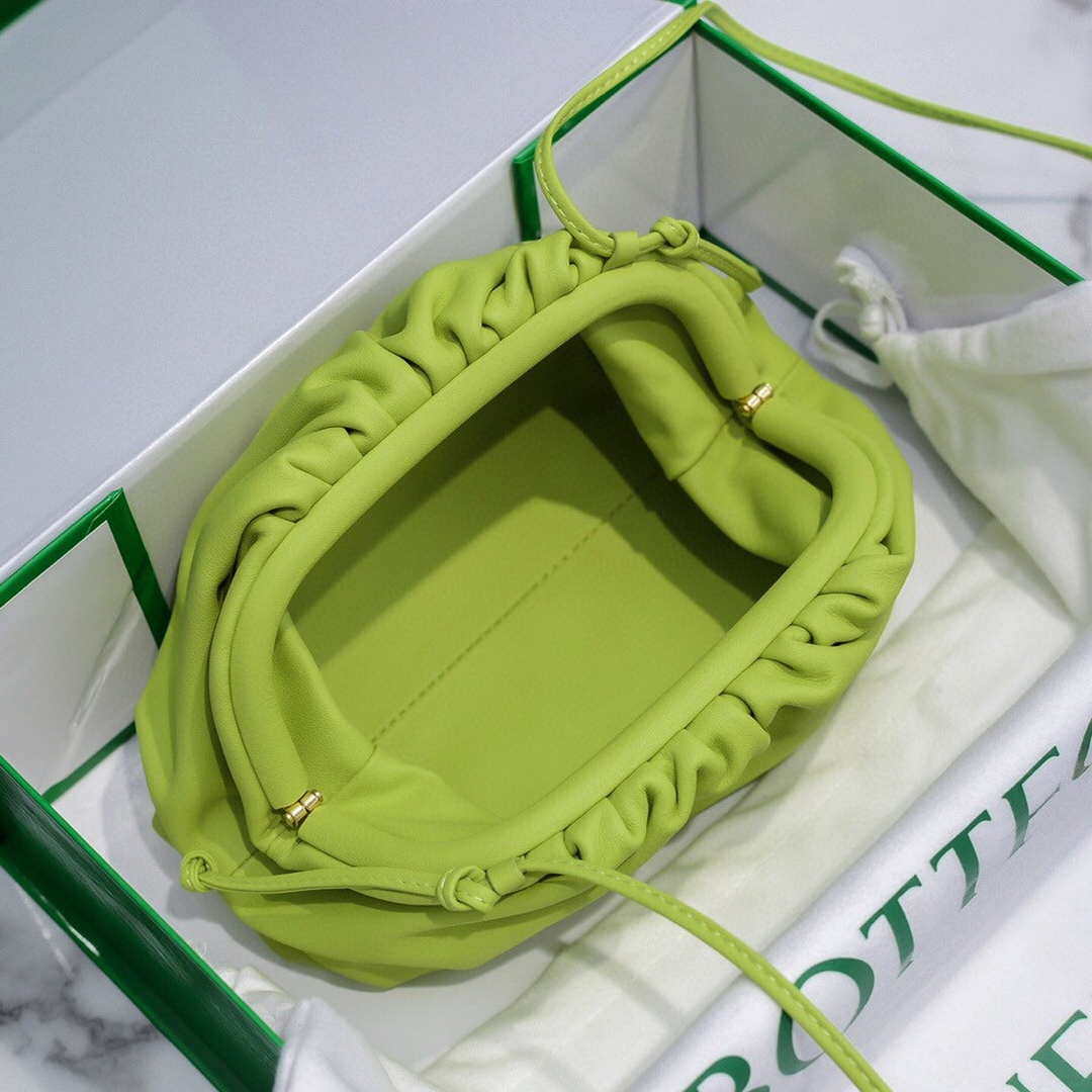 Bottega Veneta 585852 BV Mini Pouch Lemon Green Bag - Default Title - View 6