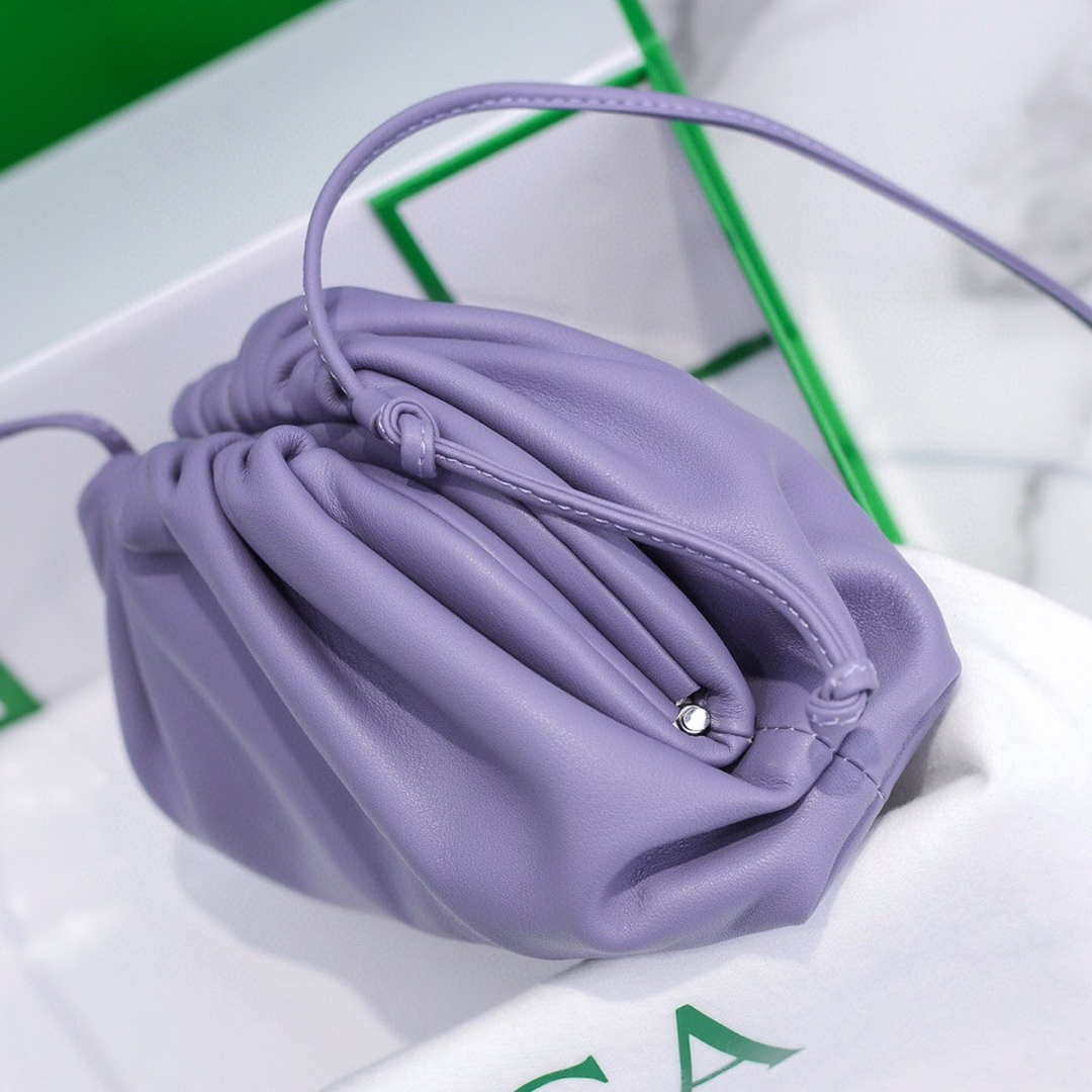Bottega Veneta 585852 BV Mini Pouch Purple Bag - Default Title - View 4