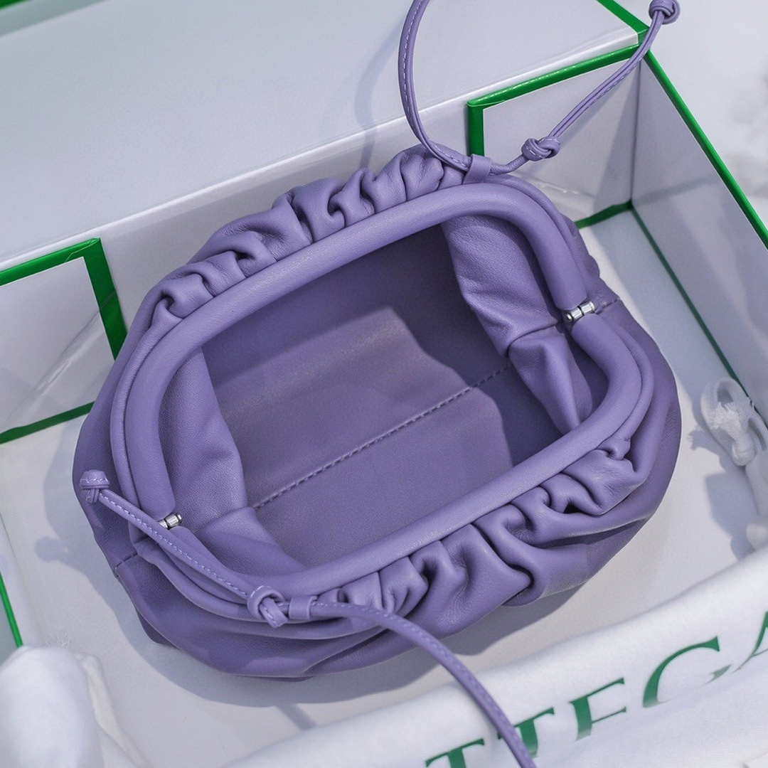 Bottega Veneta 585852 BV Mini Pouch Purple Bag - Default Title - View 8