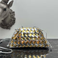 Bottega Veneta BV 585852 Mini Pouch Silver gold Bag - Default Title - View 1