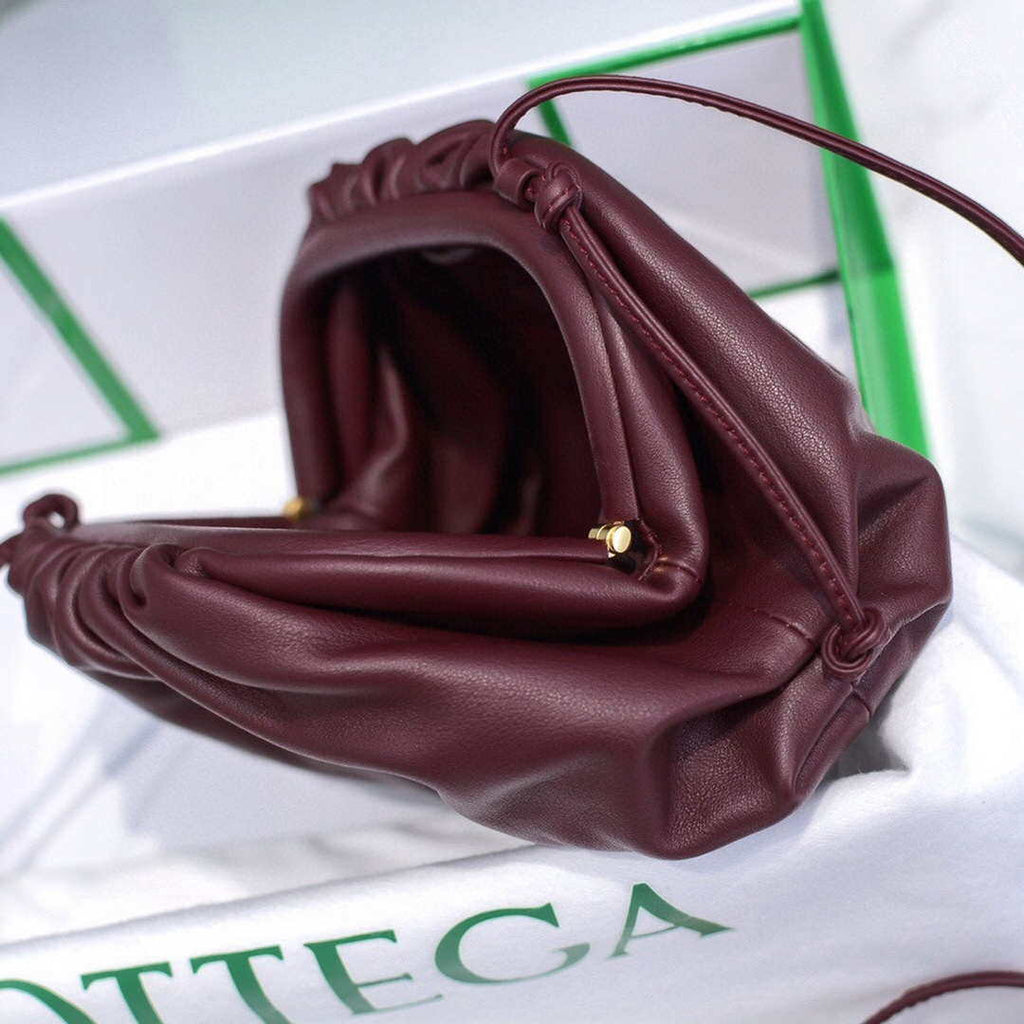 Bottega Veneta 585852 BV Mini Pouch Wine Red Bag