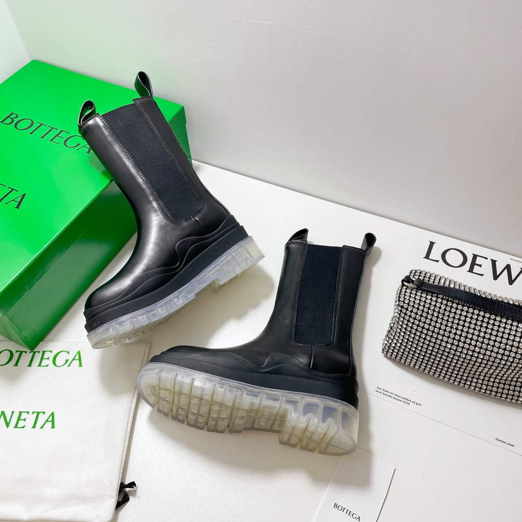 Bottega Veneta 630297VBS501445 BV Women Tire Chelsea Boot 192793