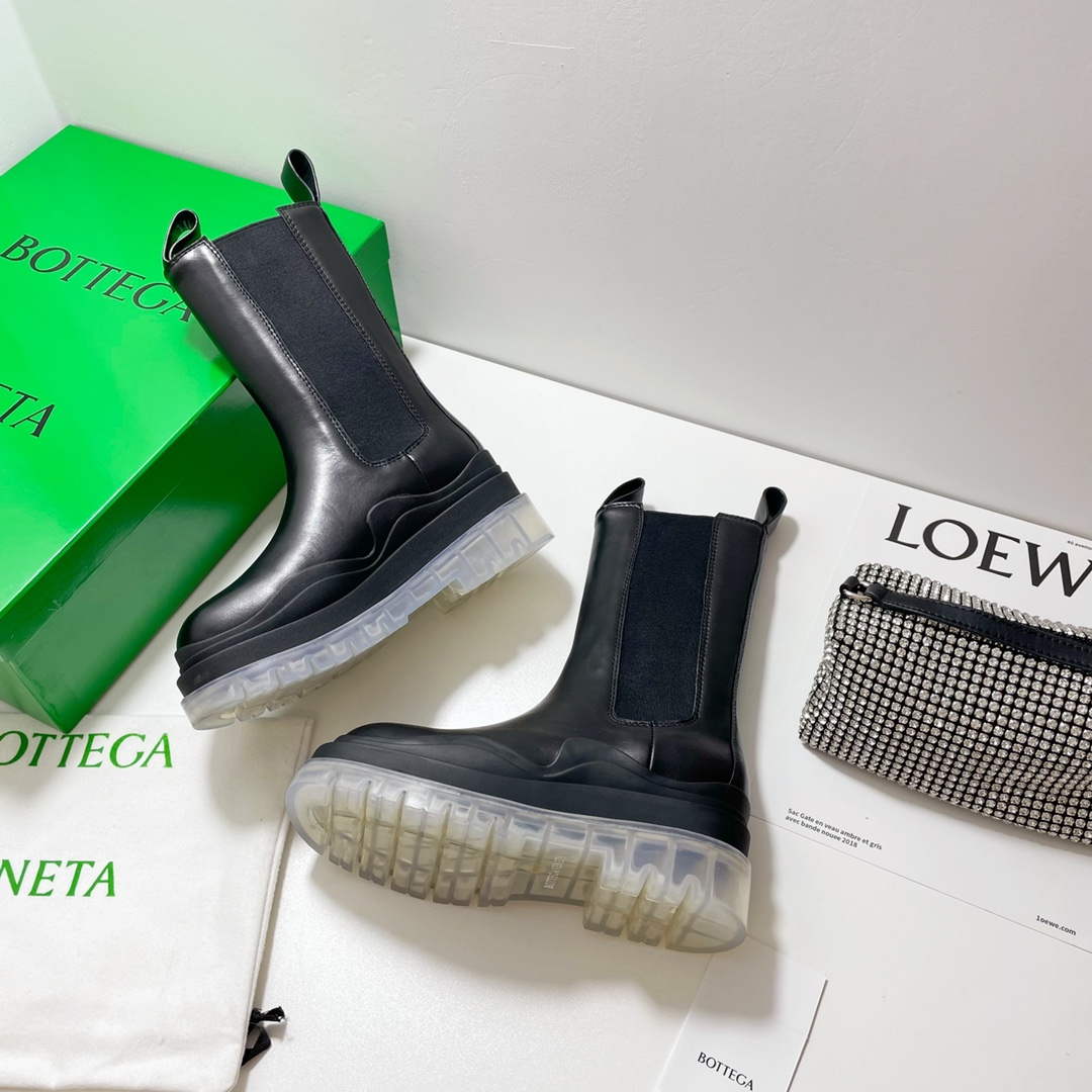Bottega Veneta 630297VBS501445 BV Women Tire Chelsea Boot 192793