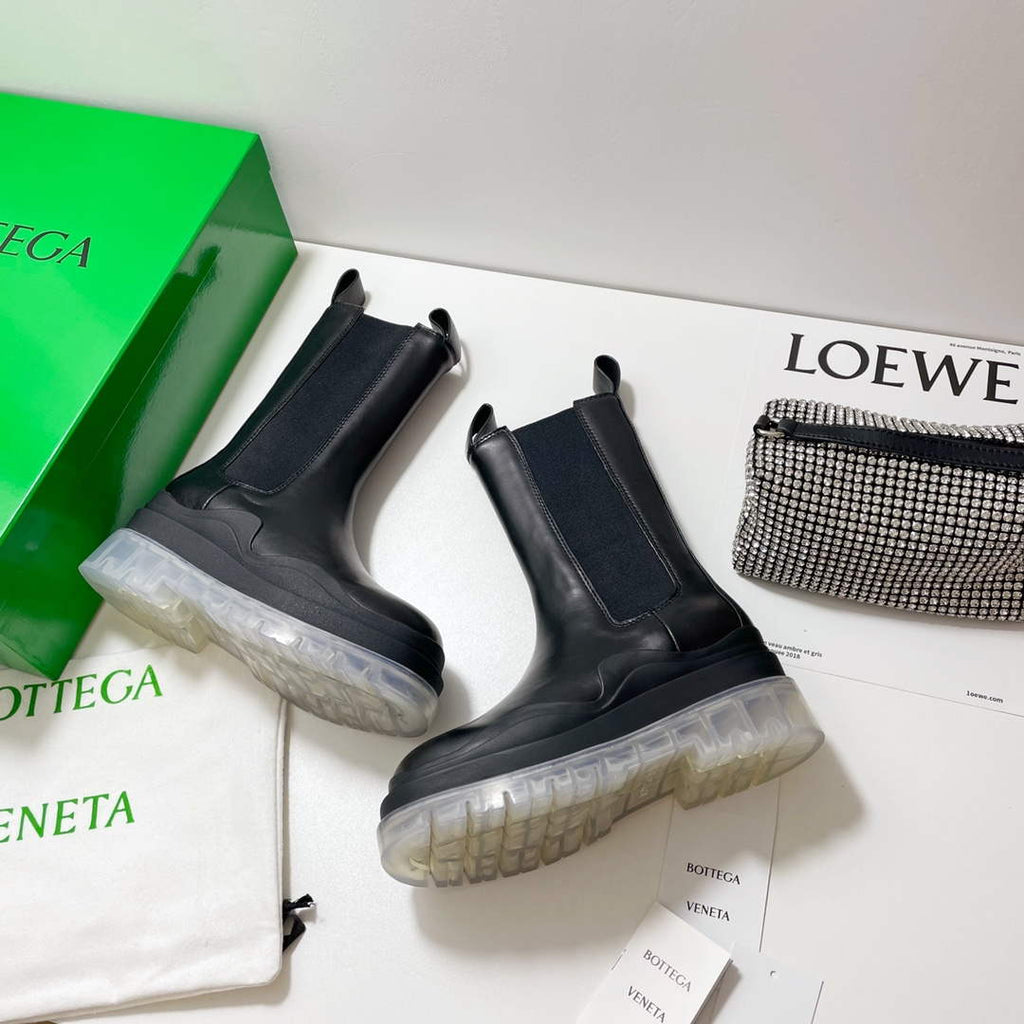Bottega Veneta 630297VBS501445 BV Women Tire Chelsea Boot 192793