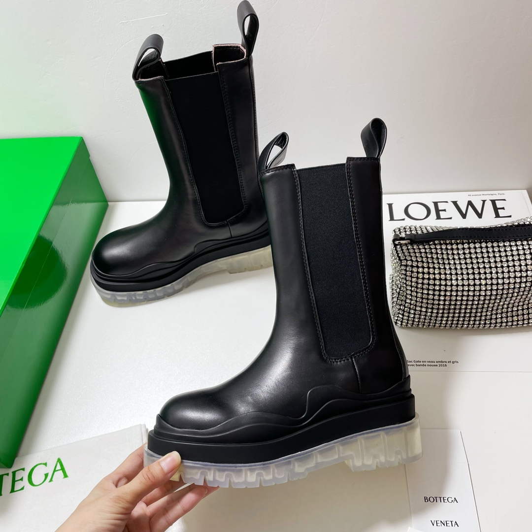 Bottega Veneta 630297VBS501445 BV Women Tire Chelsea Boot 192793
