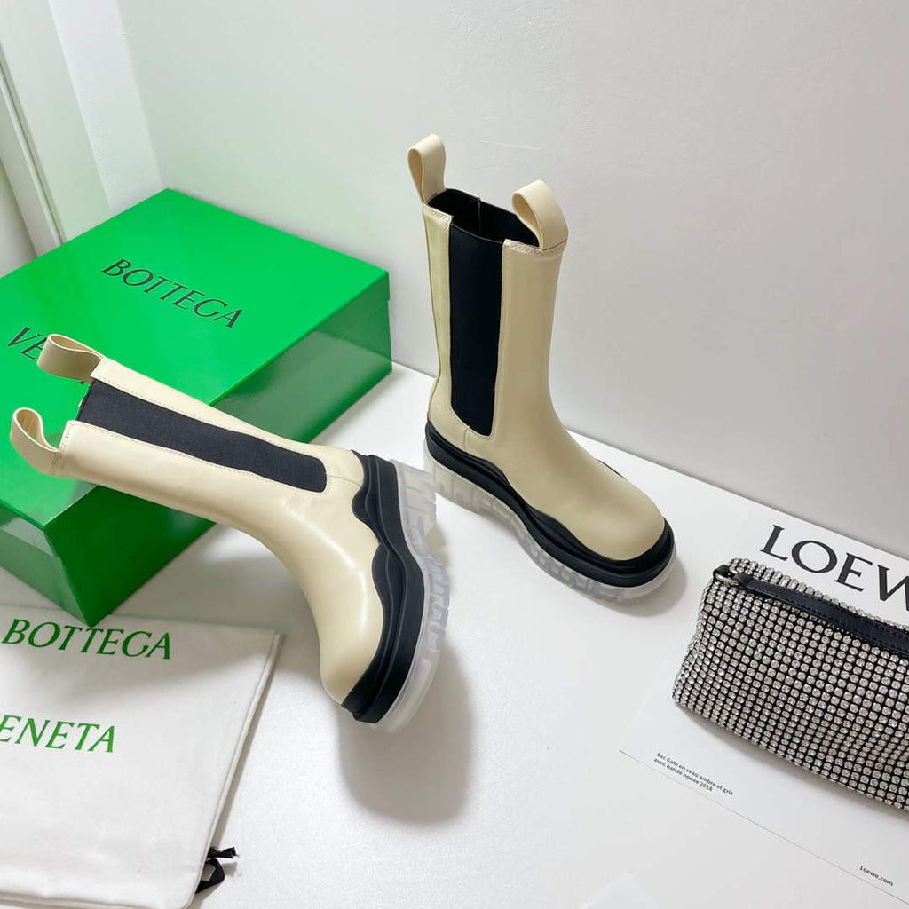Bottega Veneta 630297VBS501445 BV Women Tire Chelsea Boot 192794