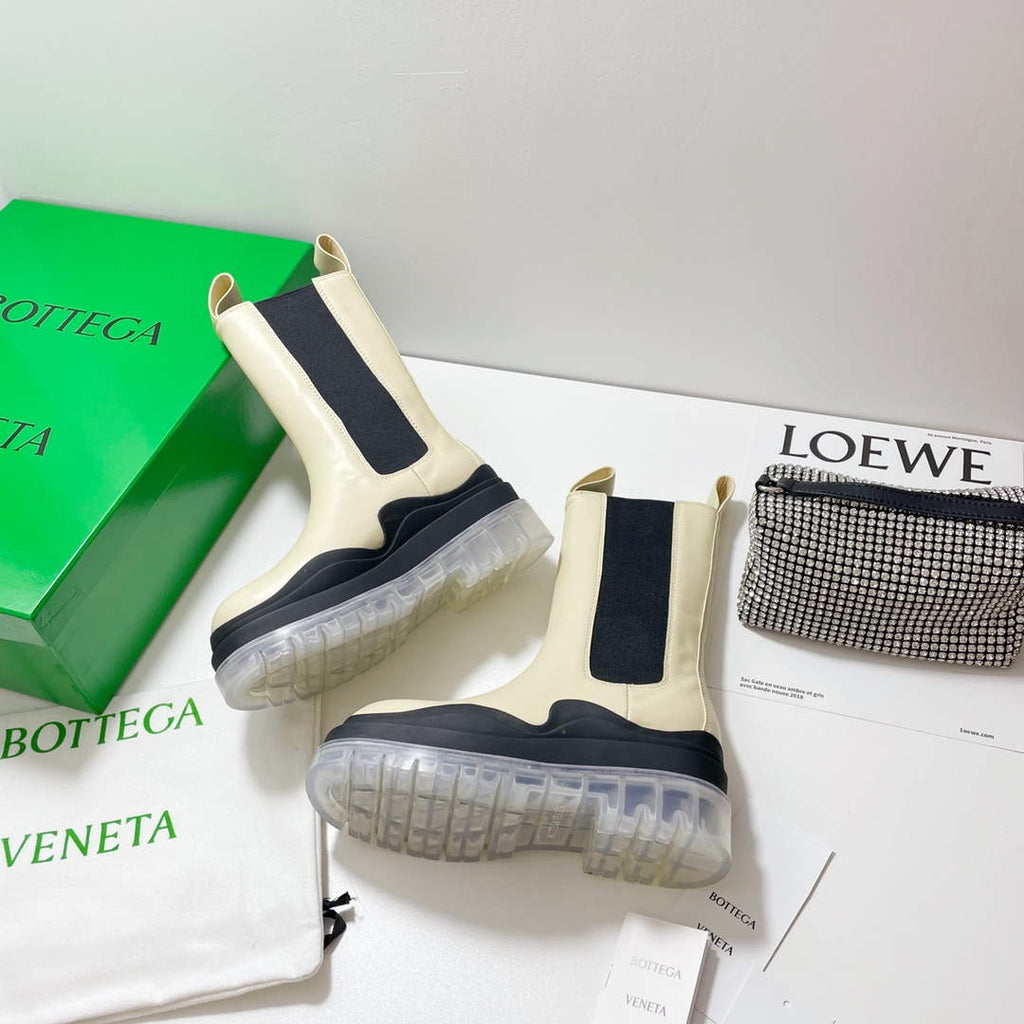 Bottega Veneta 630297VBS501445 BV Women Tire Chelsea Boot 192794