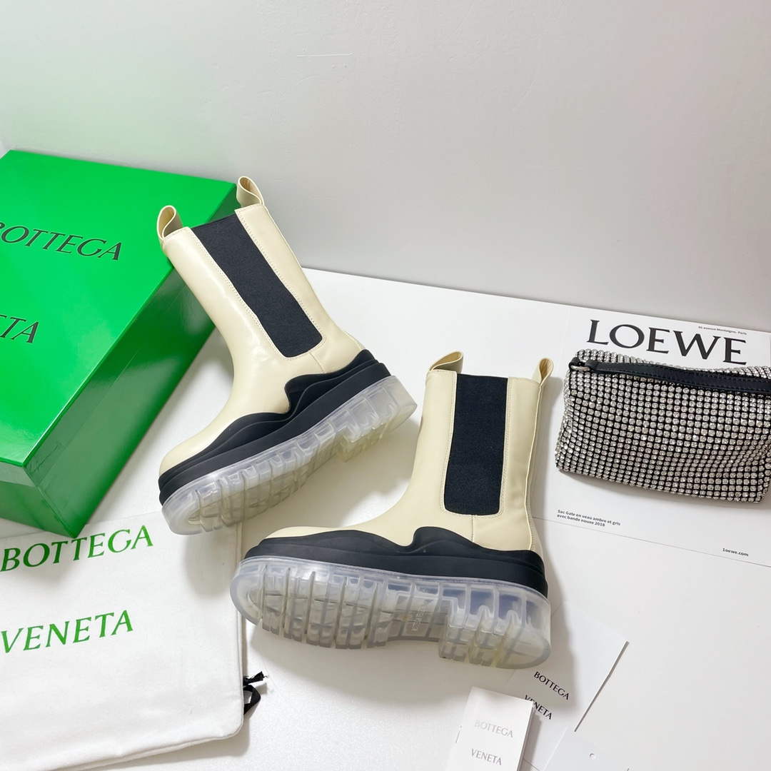 Bottega Veneta 630297VBS501445 BV Women Tire Chelsea Boot 192794