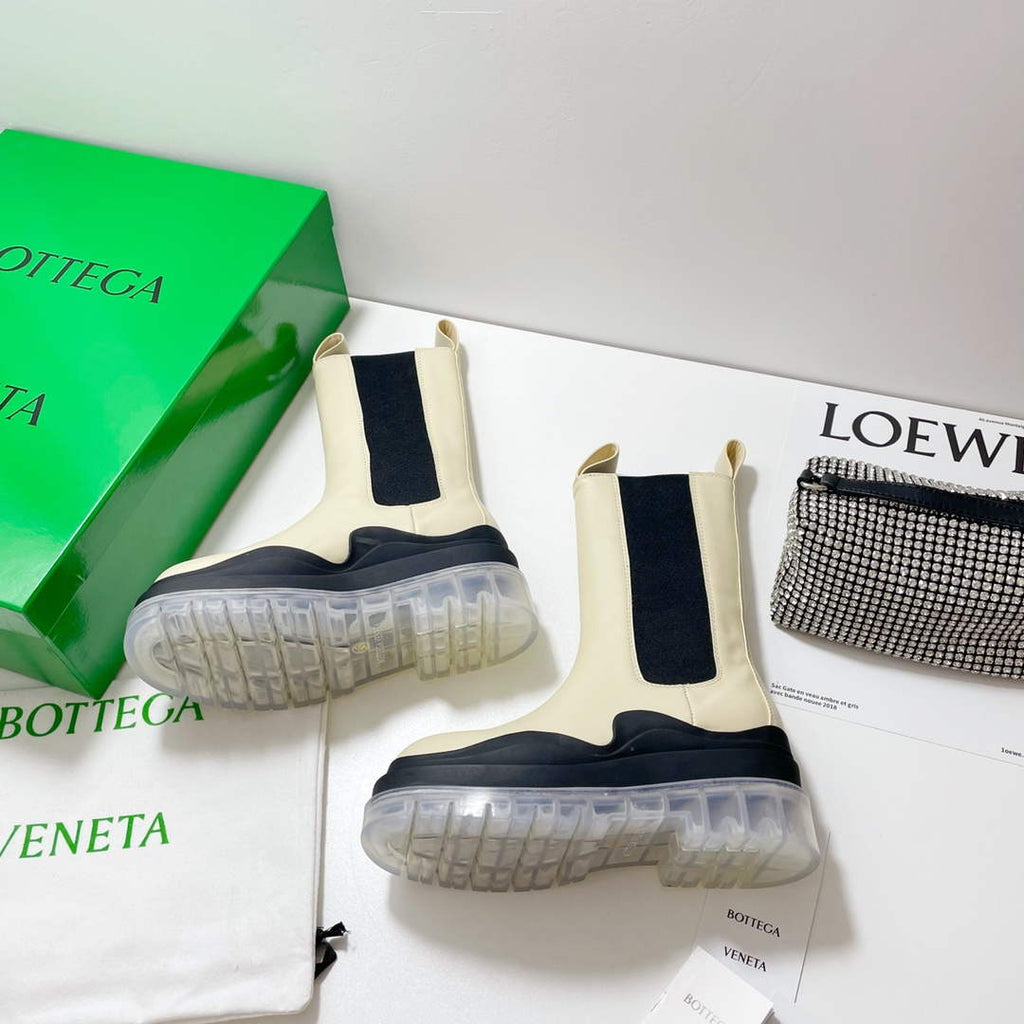 Bottega Veneta 630297VBS501445 BV Women Tire Chelsea Boot 192794