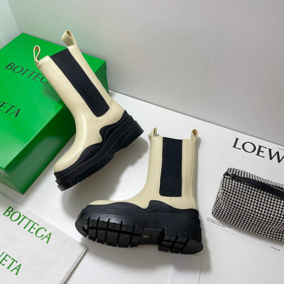 Bottega Veneta 630297VBS501445 BV Women Tire Chelsea Boot 192795