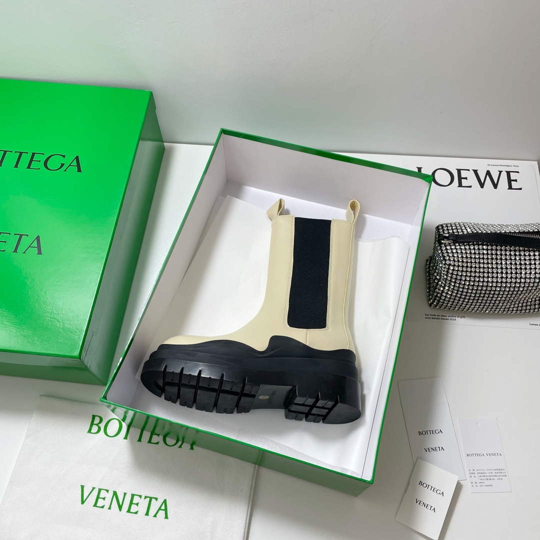 Bottega Veneta 630297VBS501445 BV Women Tire Chelsea Boot 192795