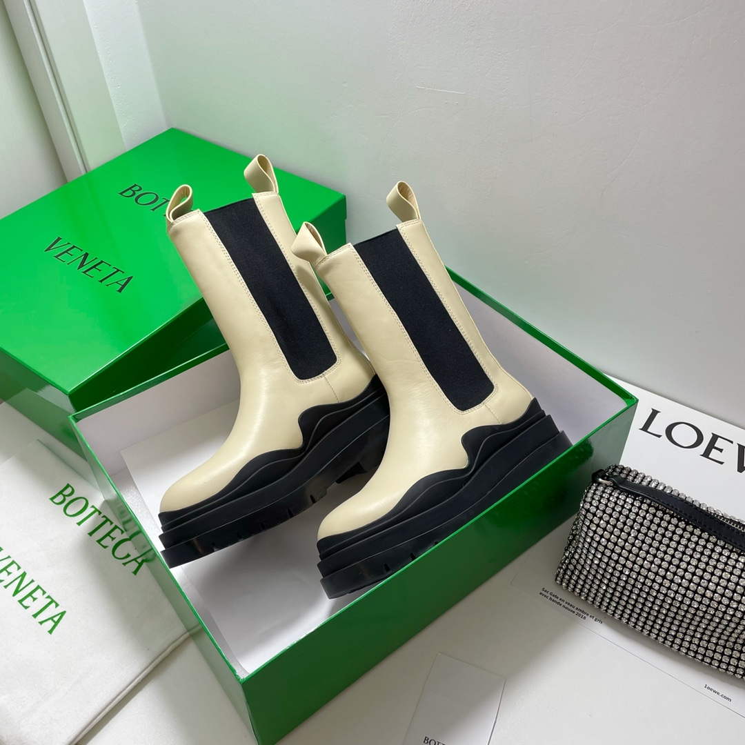 Bottega Veneta 630297VBS501445 BV Women Tire Chelsea Boot 192795