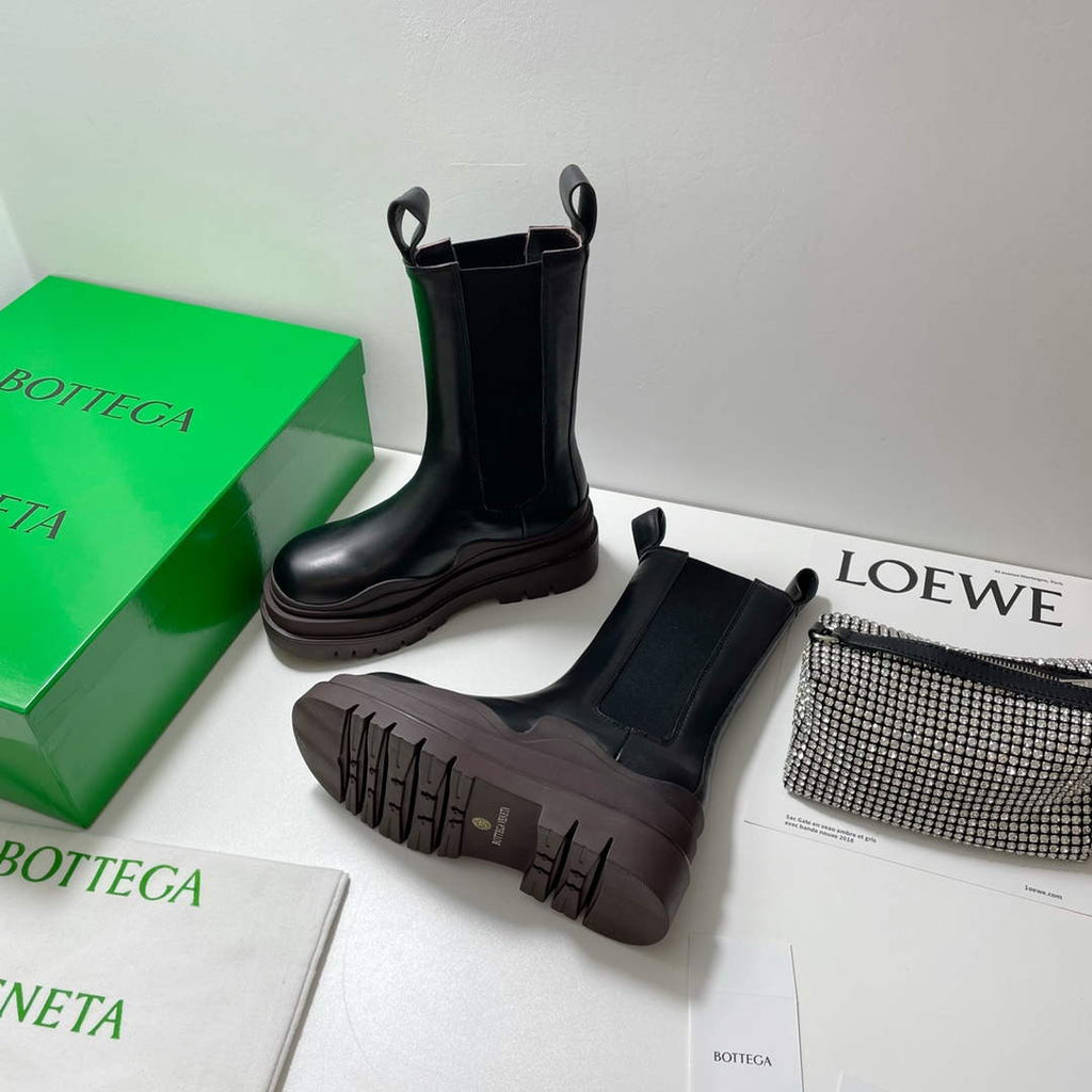 Bottega Veneta 630297VBS501445 BV Women Tire Chelsea Boot 192796