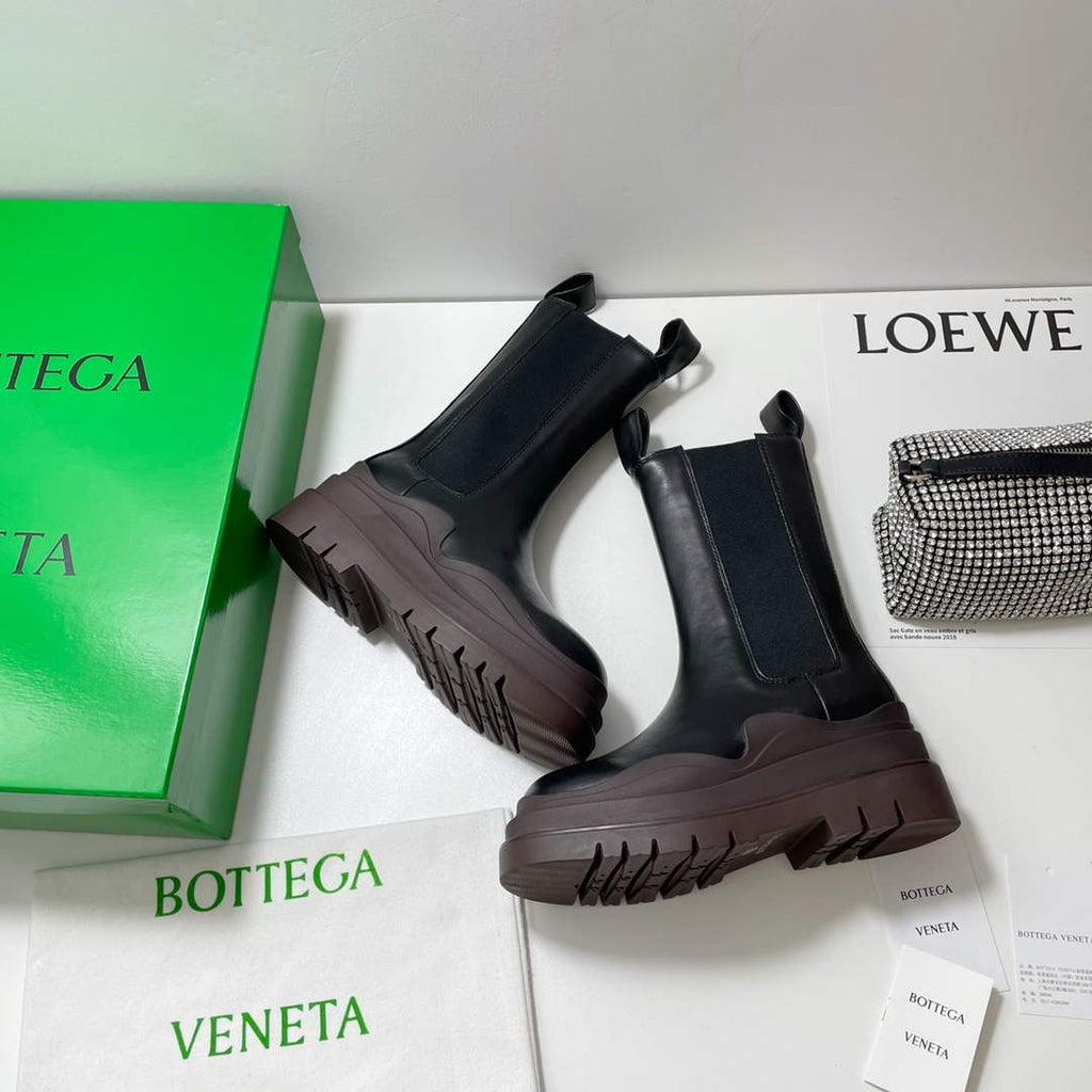 Bottega Veneta 630297VBS501445 BV Women Tire Chelsea Boot 192796