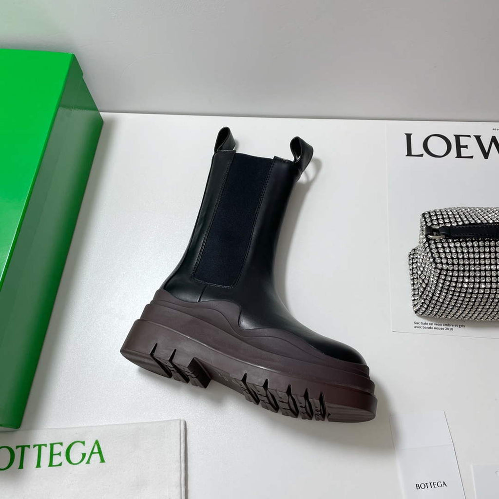 Bottega Veneta 630297VBS501445 BV Women Tire Chelsea Boot 192796