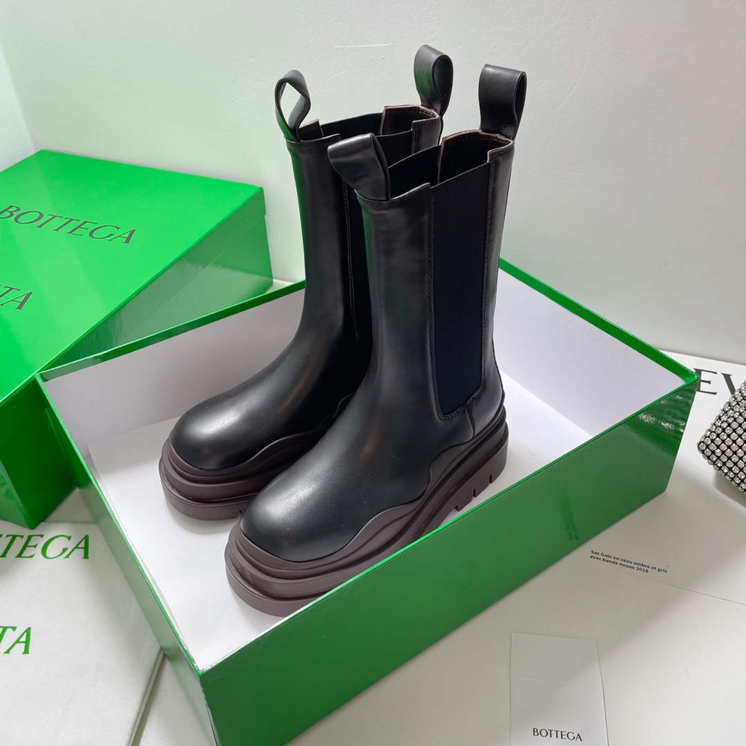 Bottega Veneta 630297VBS501445 BV Women Tire Chelsea Boot 192796