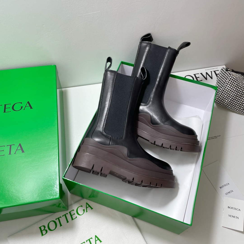 Bottega Veneta 630297VBS501445 BV Women Tire Chelsea Boot 192796