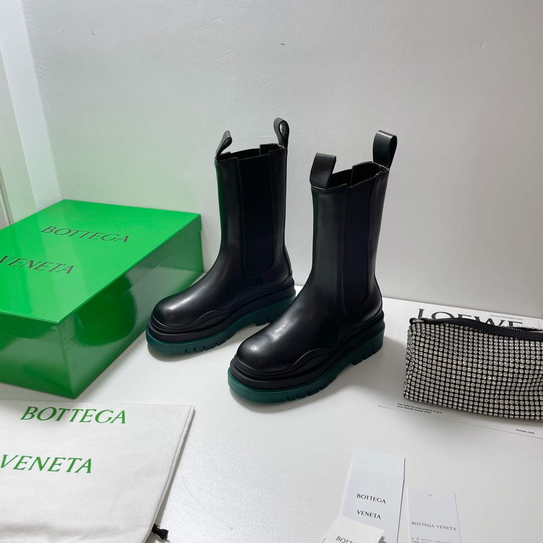 Bottega Veneta 630297VBS501445 BV Women Tire Chelsea Boot 192797