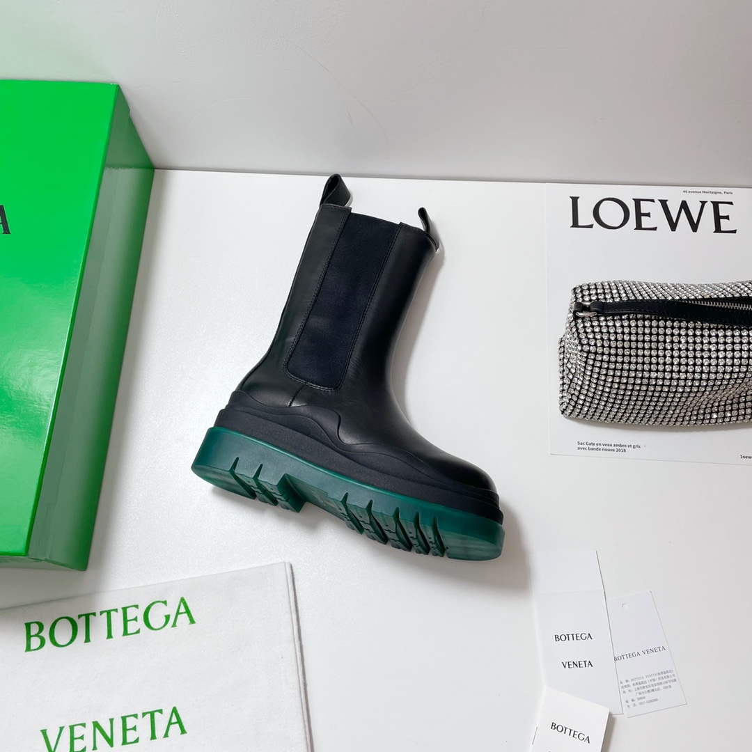 Bottega Veneta 630297VBS501445 BV Women Tire Chelsea Boot 192797