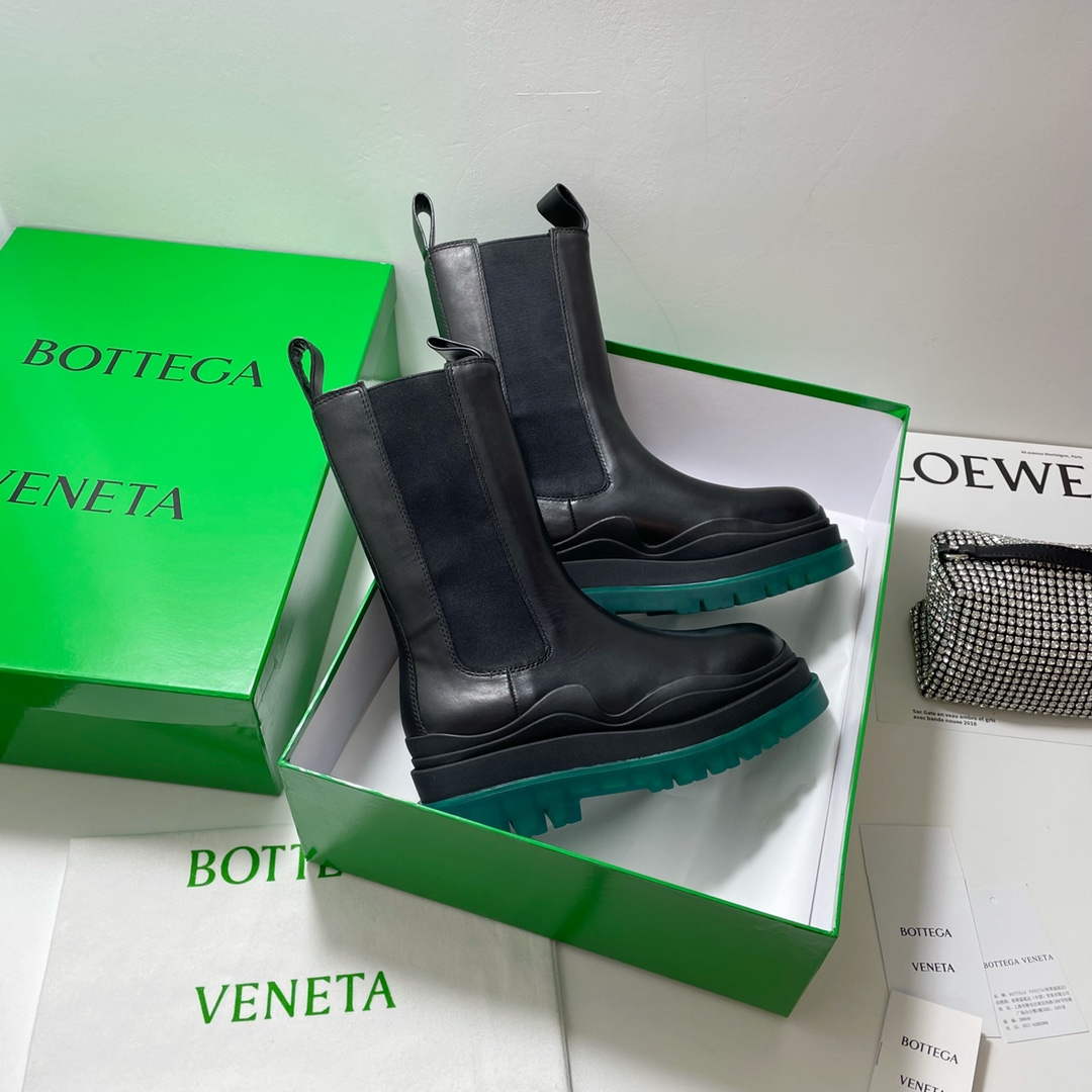 Bottega Veneta 630297VBS501445 BV Women Tire Chelsea Boot 192797