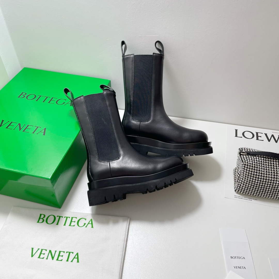 Bottega Veneta 630297VBS501445 BV Women Tire Chelsea Boot 192798