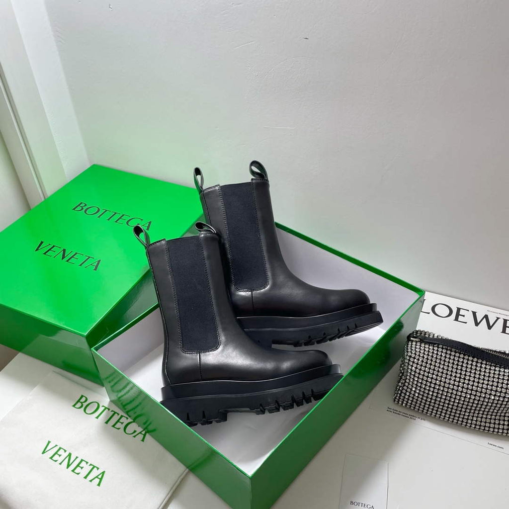 Bottega Veneta 630297VBS501445 BV Women Tire Chelsea Boot 192798