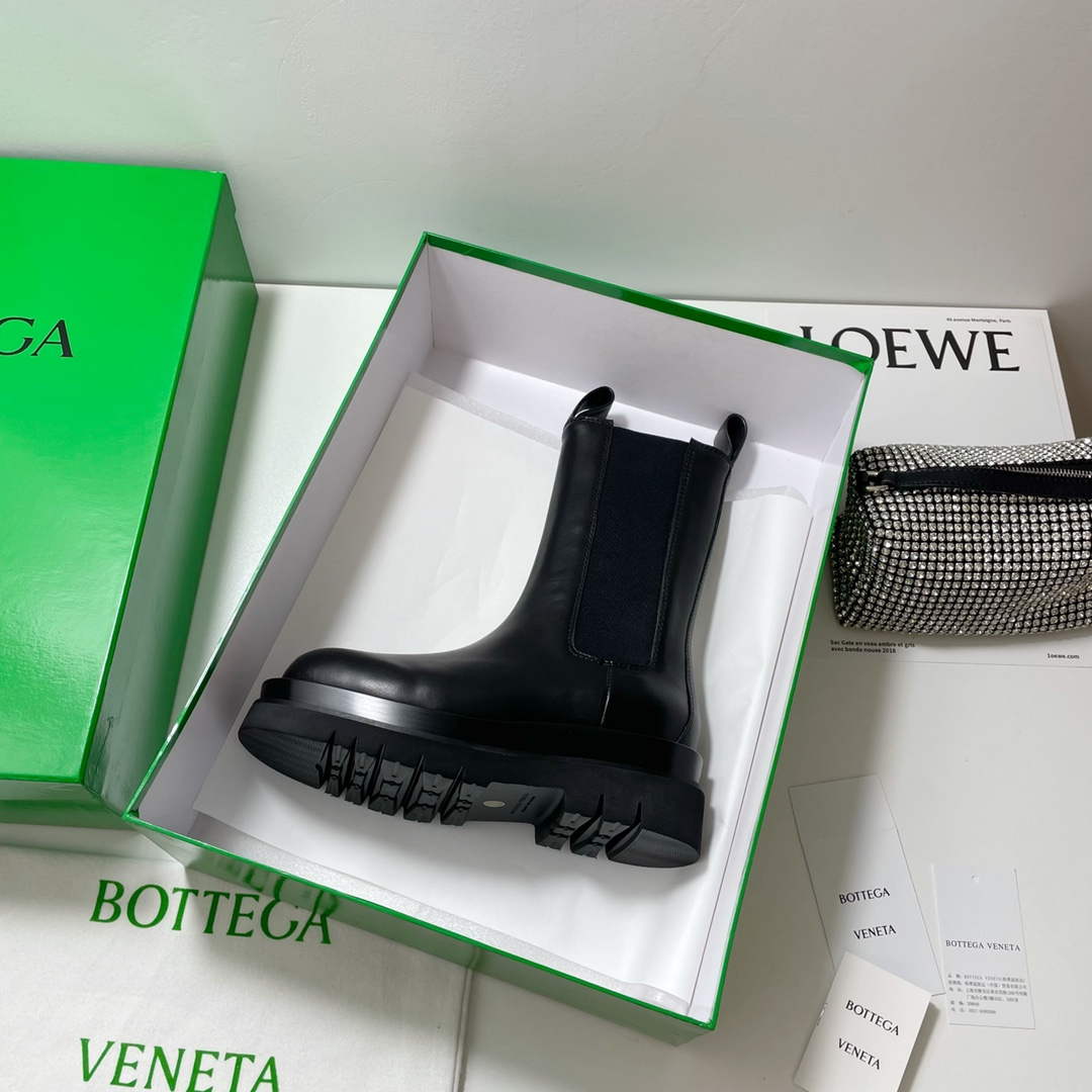 Bottega Veneta 630297VBS501445 BV Women Tire Chelsea Boot 192798