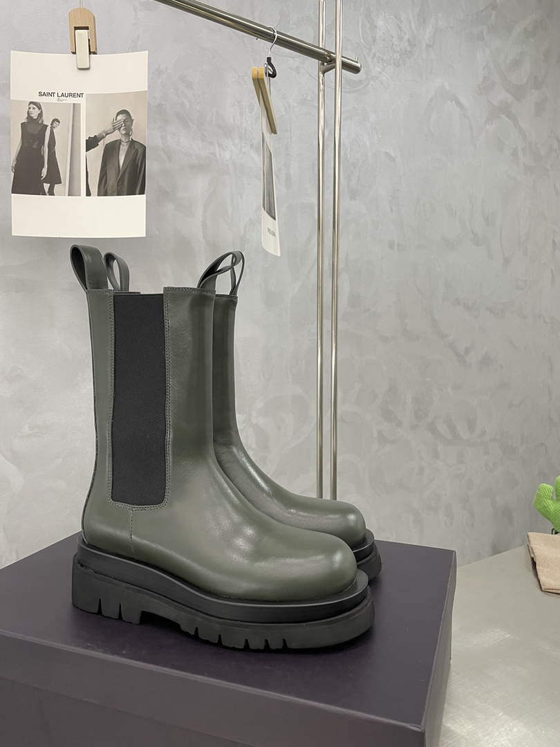 Bottega Veneta 630297VBS501445 BV Women Tire Chelsea Boot 192802