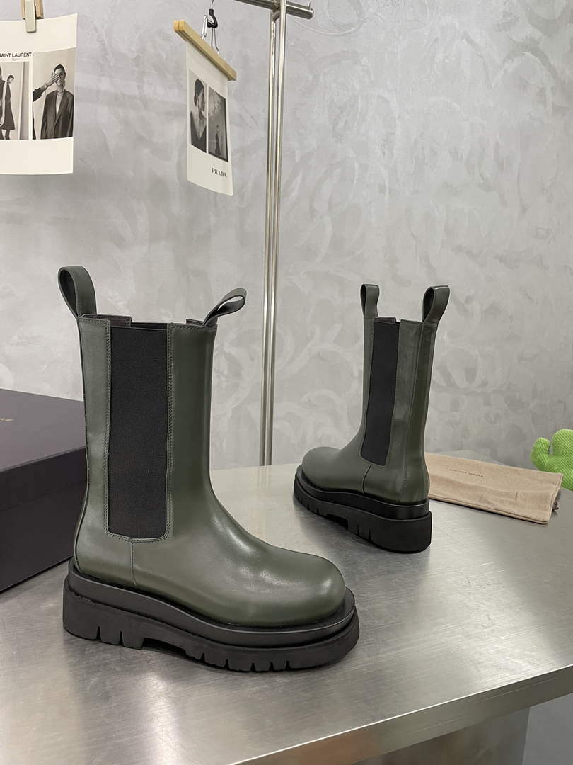 Bottega Veneta 630297VBS501445 BV Women Tire Chelsea Boot 192802