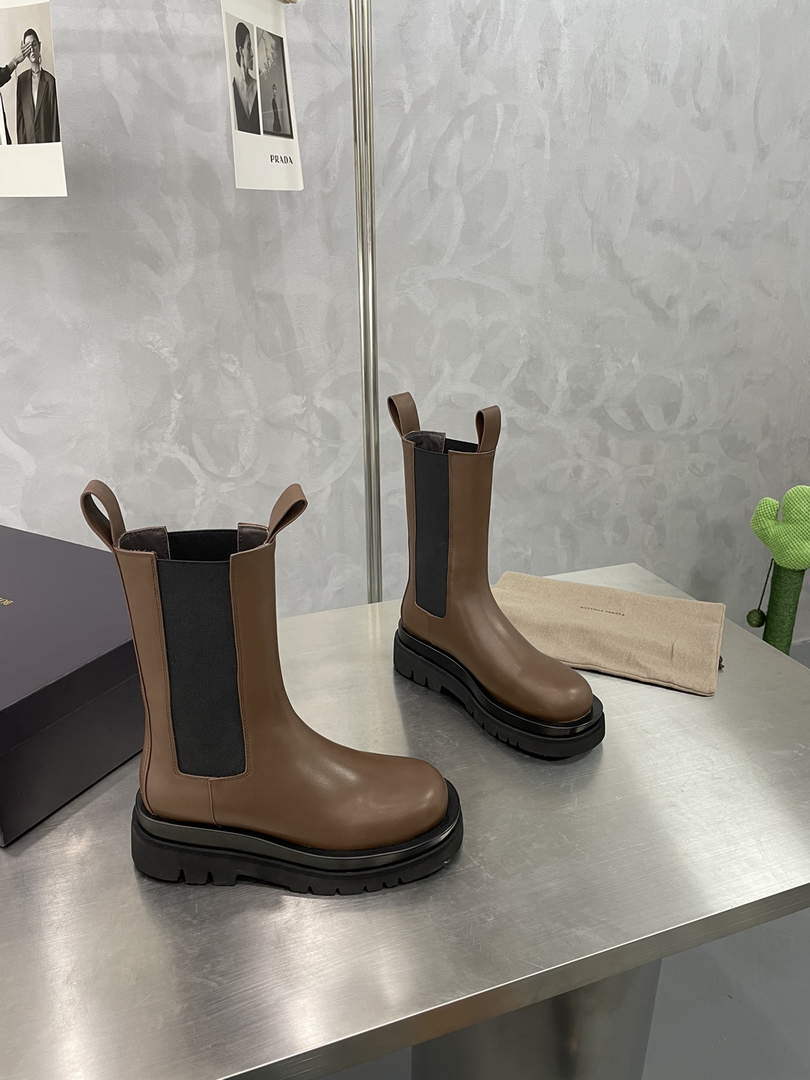 Bottega Veneta 630297VBS501445 BV Women Tire Chelsea Boot 192804