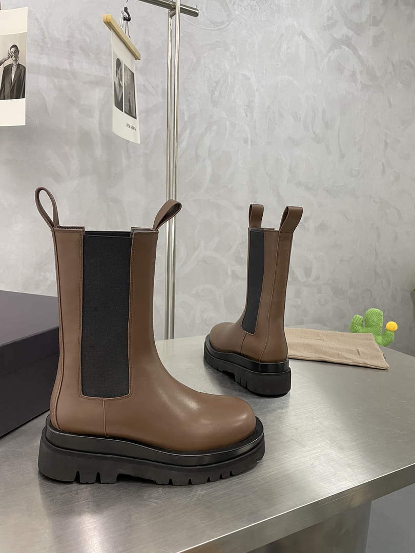 Bottega Veneta 630297VBS501445 BV Women Tire Chelsea Boot 192804