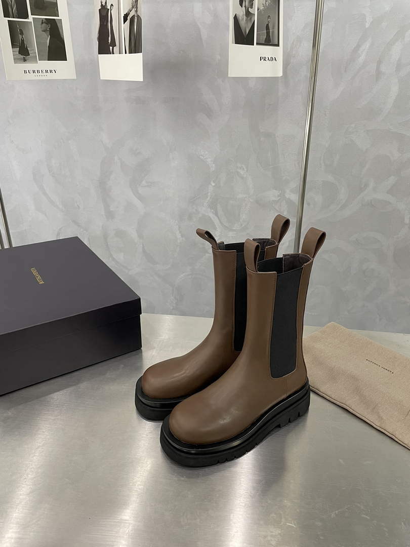 Bottega Veneta 630297VBS501445 BV Women Tire Chelsea Boot 192804