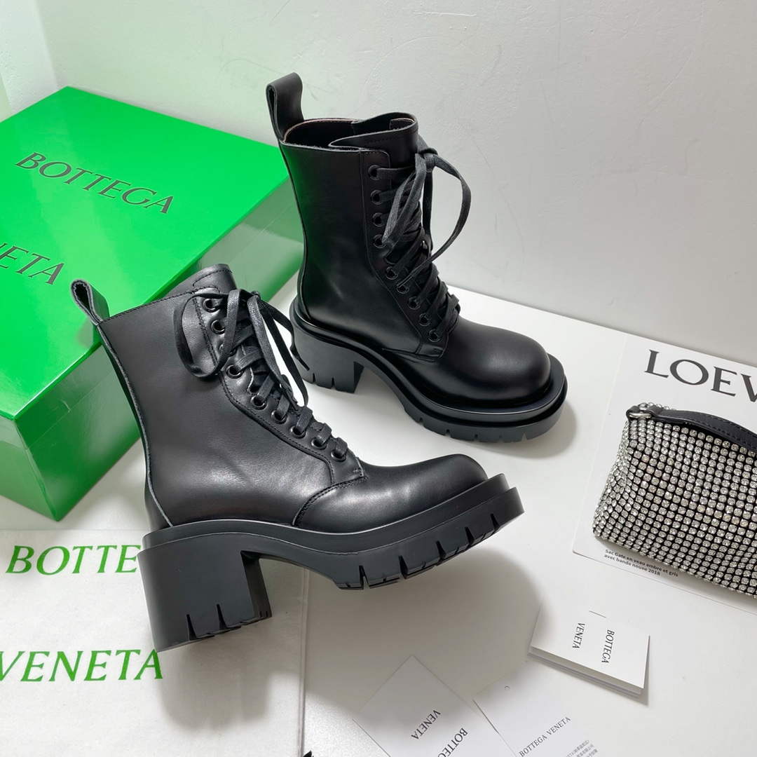 Bottega Veneta 667145VBS501000 BV Women Tire Chelsea Boot 192799