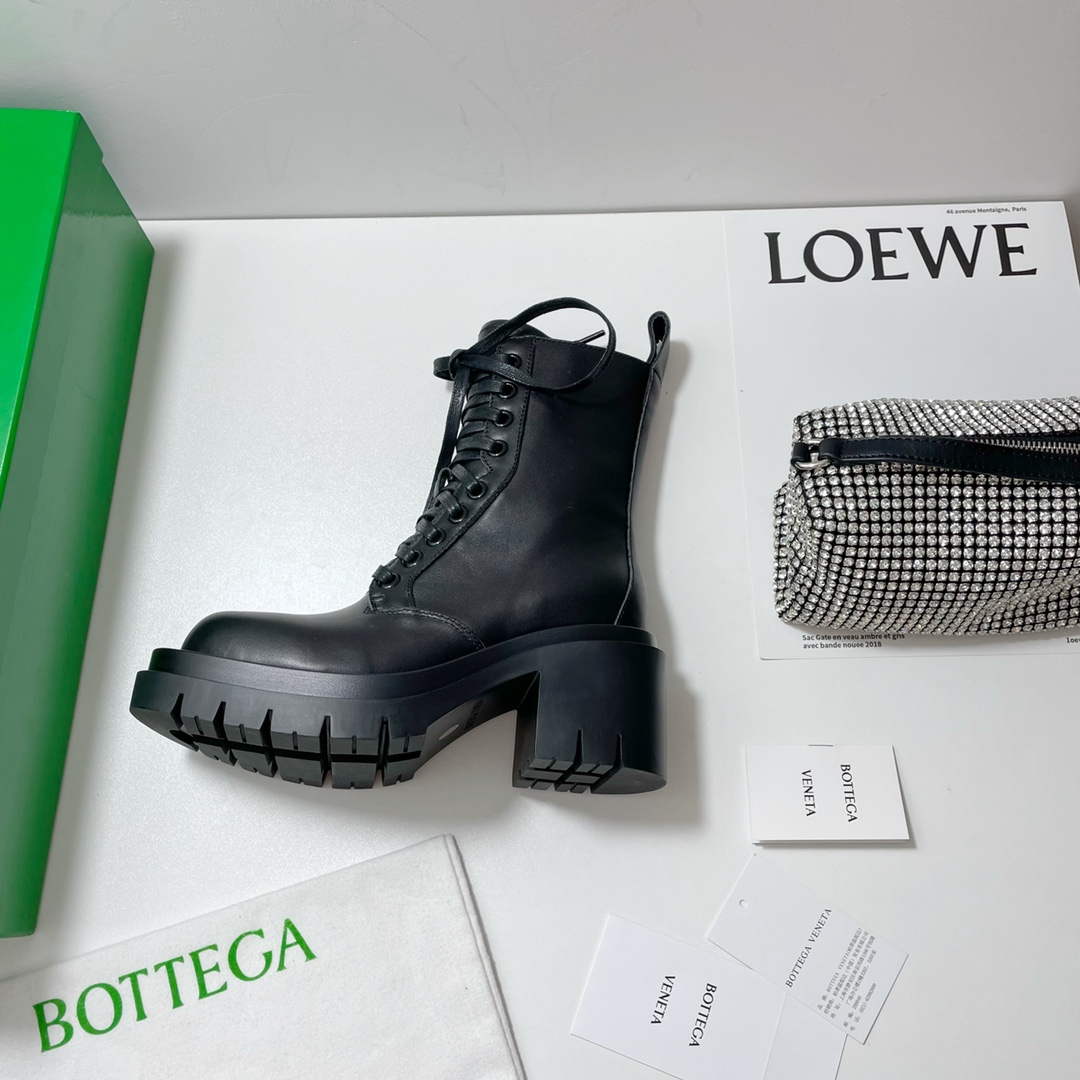 Bottega Veneta 667145VBS501000 BV Women Tire Chelsea Boot 192799