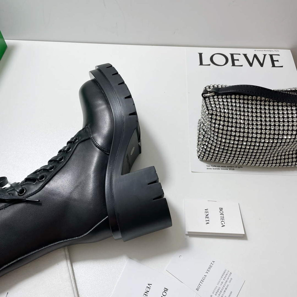 Bottega Veneta 667145VBS501000 BV Women Tire Chelsea Boot 192799