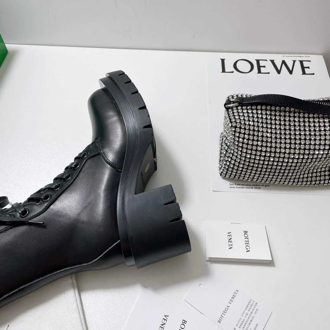 Bottega Veneta 667145VBS501000 BV Women Tire Chelsea Boot 192799
