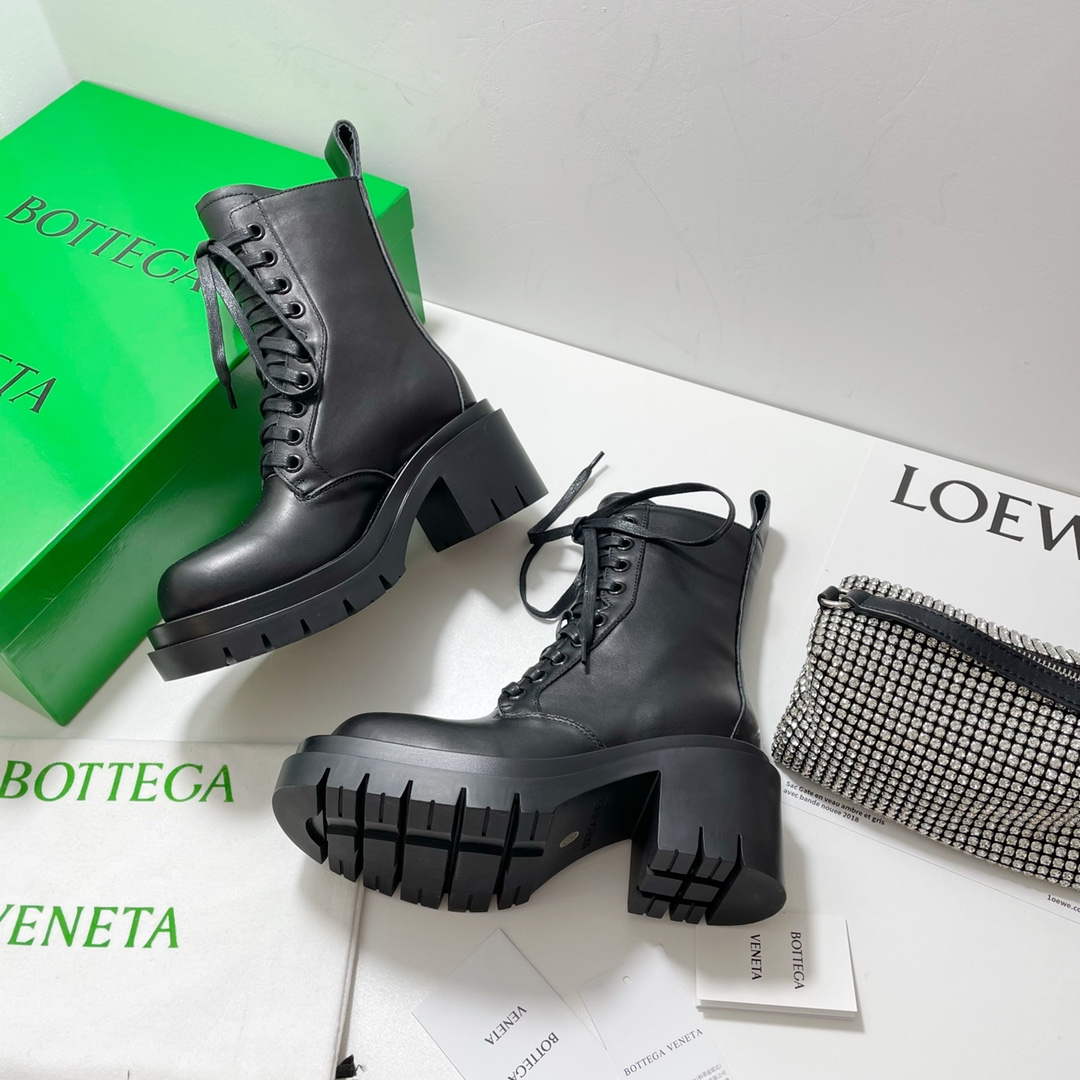 Bottega Veneta 667145VBS501000 BV Women Tire Chelsea Boot 192799