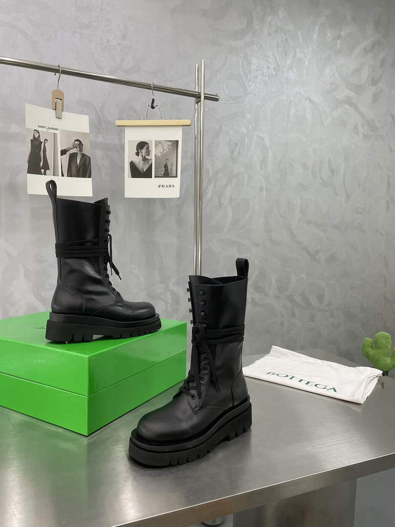 Bottega Veneta 715516VBS503381 BV Women Lug Lace-Up Boot 192809 - 35 - View 1