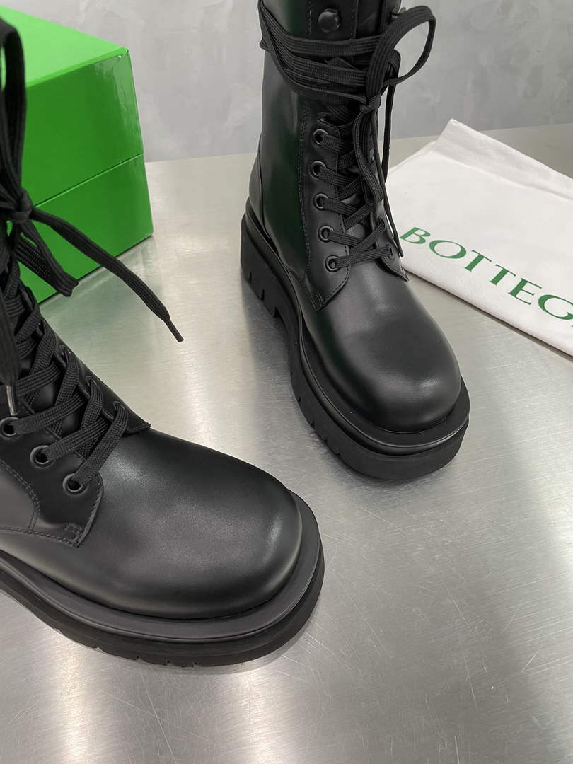 Bottega Veneta 715516VBS503381 BV Women Lug Lace-Up Boot 192809