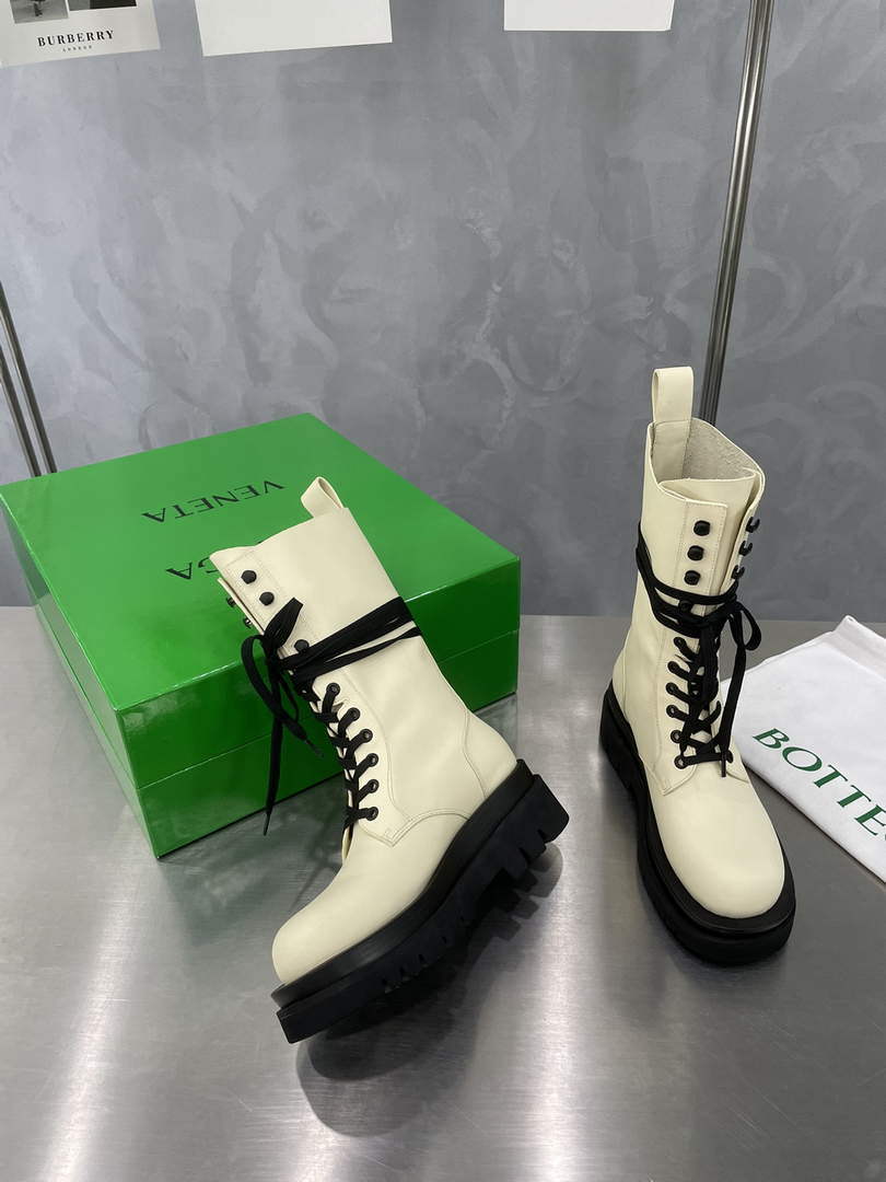 Bottega Veneta 715516VBS503381 BV Women Lug Lace-Up Boot 192811